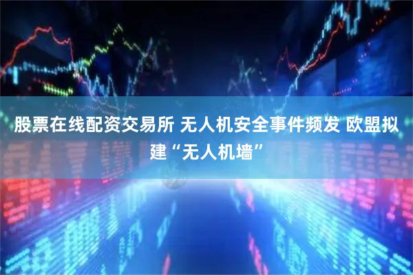 股票在线配资交易所 无人机安全事件频发 欧盟拟建“无人机墙”